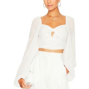 NWT For Love and Lemons Trisha Crop Top in Small